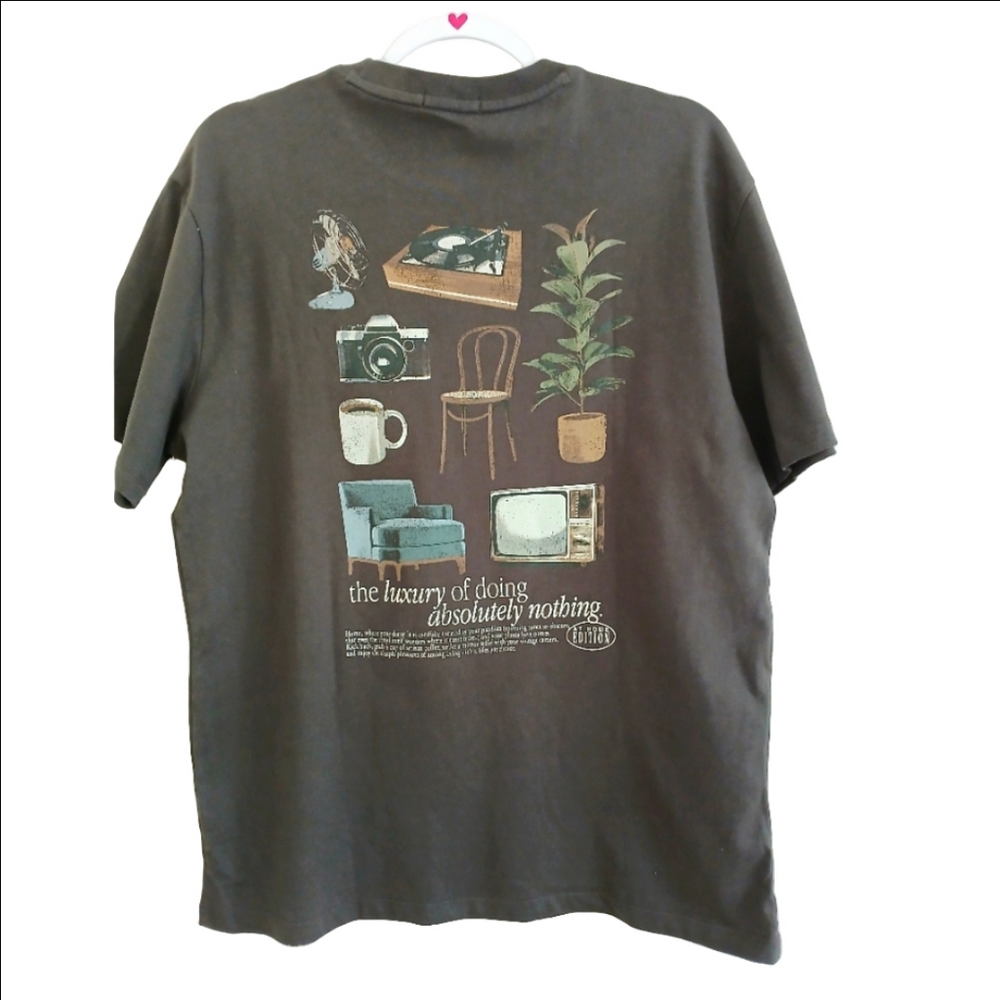 ARDENE MAN collection Brown GRAPHIC Men's T-Shirt SZ M NEW